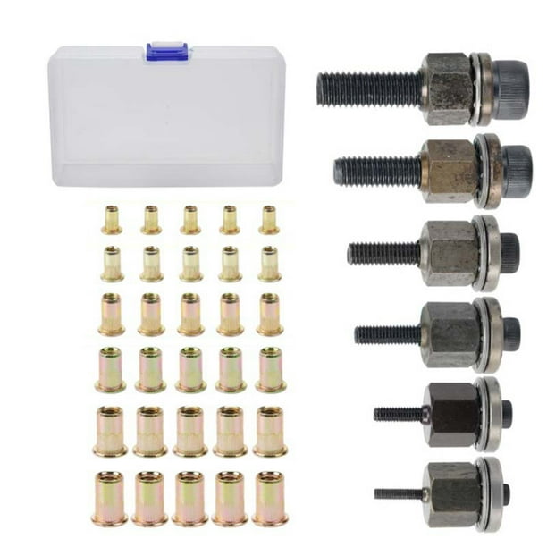Hand Rivet Nut Head Nuts Simple Installation Manual Riveter Rivnut Tool Accessory for Nuts M3 M4