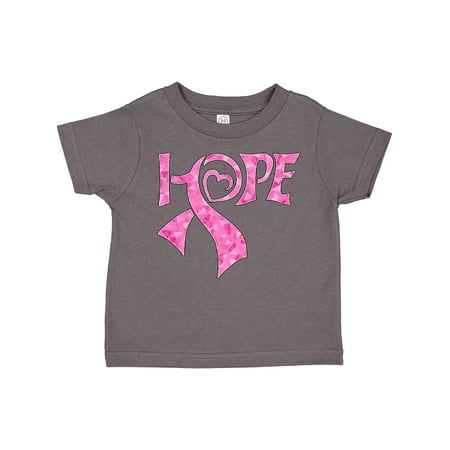 

Inktastic Hope- Pink Ribbon for Awareness of Breast Cancer Gift Toddler Boy or Toddler Girl T-Shirt