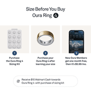 Oura Ring 4, Gold, Size 7, Smart Wearable, Sleep, Fitness & Heart Rate Tracker, 8-Day Battery (Size Before You Buy)
