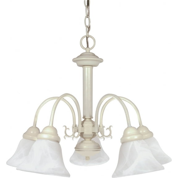 60/187 Nuvo Lighting Ballerina-Five Light Chandelier-24 Inches Wide by 18 Inches High     -Traditional Installation