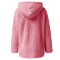 thumbnail image 6 of Women's Lightweight Warm Jacket 2025 Plus Size Zip Up Hoodie Fleece Sherpa Winter Coat Soft Fuzzy Cardigan with Pockets, 6 of 6