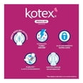 thumbnail image 4 of Toallas femeninas Kotex Regular con alas flujo abundante 40 piezas, 4 of 4