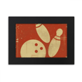 thumbnail image 1 of Bowling Sport Illustration Red Pattern Desktop Photo Frame Ornaments Picture Art Painting, 1 of 3