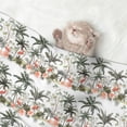 thumbnail image 2 of Yiaed Flamingo Palm Trees Print Dog Blankets-Cat Blanket Washable for Couch Protection,Puppy Blanket, Soft Plush Reversible Throw Furniture Protector-Large, 2 of 8