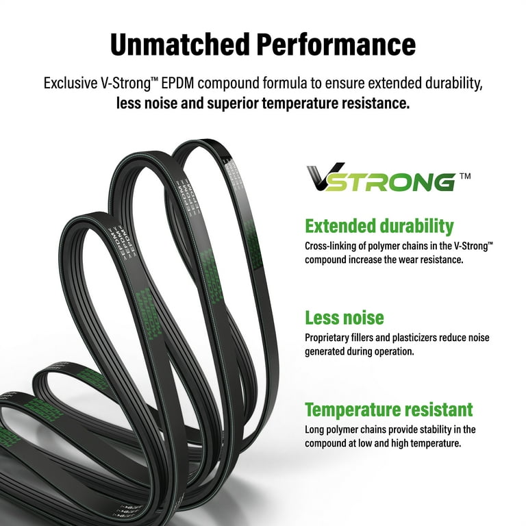 COBRA - たけ Kobra Main Drive Serpentine Belt KBR-6PK1022EE for Car 2011