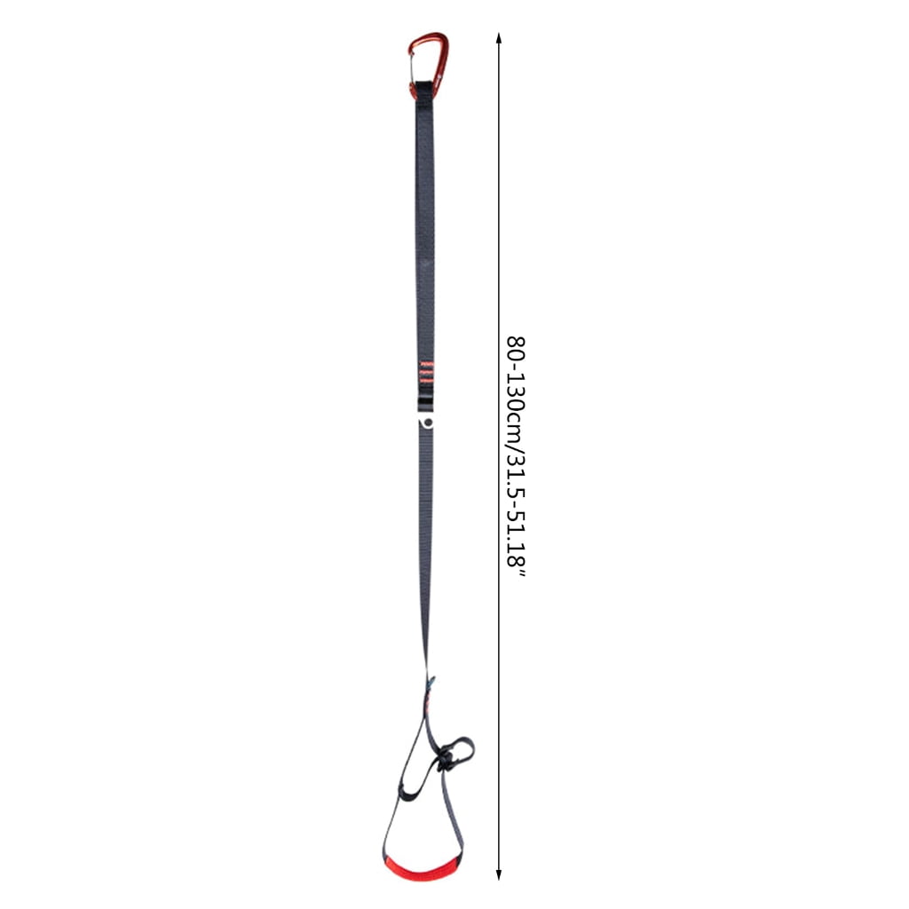 SIEYIO Adjustable Climbing Ascenders Sling Belt Rope Foot Ascenders Webbings Sling