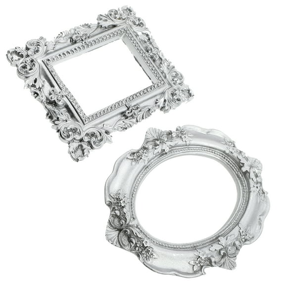 Rhinestone Frame Photo Frame Ornaments DIY Photo Frames 10.50X8.50X1.00CM Silver