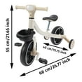 thumbnail image 6 of 3 Wheel Balance Bike for 1-3 Year Olds - Pedal-With Design Develops Coordination Skills, 6 of 7