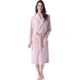 thumbnail image 4 of Richie House Women's Soft and Light Weight Velour Bathrobe RHW2763, 4 of 4