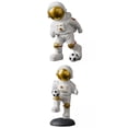 thumbnail image 1 of 2 Piezas Estatuas de astronauti Estatuilla Escultura Ornamento astronauti Escritorio, 1 of 9
