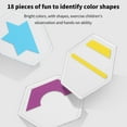 thumbnail image 2 of kurtrusly Color Code Puzzle Educational Logic Board Game Jigsaw Geometric Matching Puzzles Kids Spatial Skill Toy Gifts Party Supplies, 2 of 9