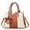 Brown, variant on Purses and Handbags for Women Top Handle Satchel Tote Bag for Ladies Purse Shoulder Bags