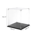 thumbnail image 2 of Caja de exhibición de acrílico Uxcell, 8"x8"x6" Caja de exhibición transparente para almacenamiento de coleccionables y figuras de acción, 2 of 7