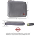 thumbnail image 4 of Alpine Swiss Zipper Bifold Wallet for Men Women RFID Protected Genuine Leather, 4 of 6