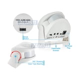 Motion Sensor Alarm Chime – 90dB Loud Siren For Premises Security, Entry Alert, Unbranded