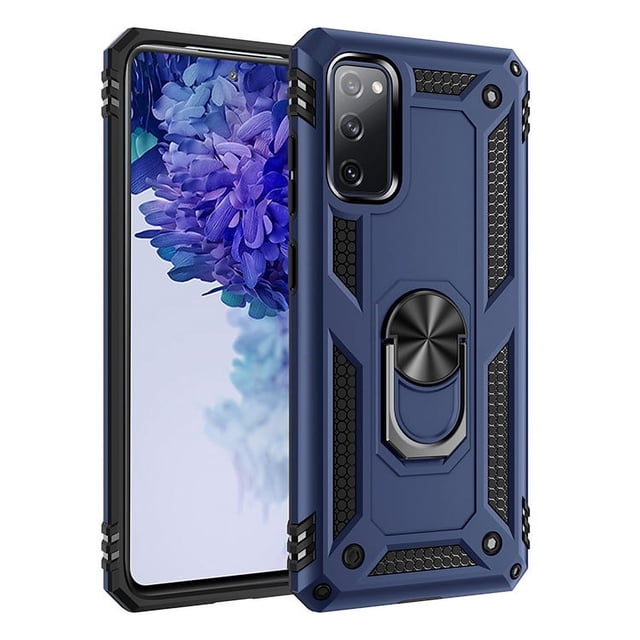 Funda de teléfono para Samsung S20 FE de Uso Rudo Shockproof + Cristal 9D
