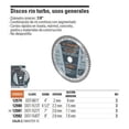 thumbnail image 2 of Disco Diamante Turbo 7' Truper 12981 Truper DDT-1527T, 2 of 2