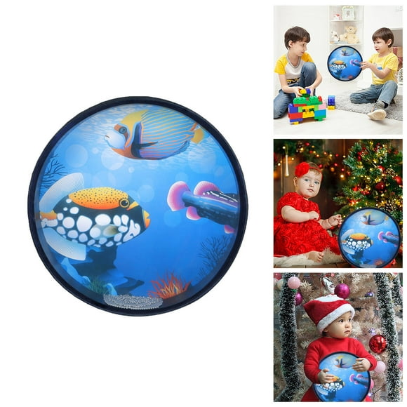 Child Drum Set Baby Music Set Baby for Wooden Concertina Music Instruments Baby Instruments 6 Months Trumpets for Kids with Bag Child Drum Set Age 2 Blow Horns for Kids Bath Xylophone Ear