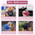 thumbnail image 4 of GFDYREE Dog Muzzle, Soft Dog Muzzles for Small Medium Large Dogs, Breathable Muzzle to Prevent Biting, Chewing, and Barking with Ring and Adjustable Strap, Perfect for Vet Visit, Training(Ho, 4 of 7