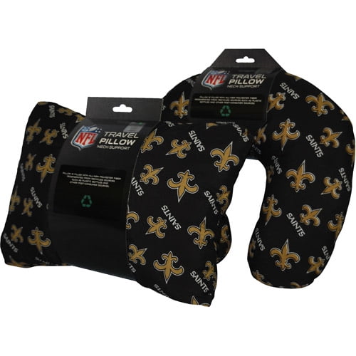 DiscontinuedNew Orleans Saints Travel Pillows, 2Pack