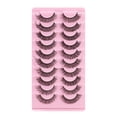 thumbnail image 2 of Wmkox8yii Pestañas postizas Pestañas de tira rusa Pestañas de visón de imitación naturales Pestañas postizas delgadas y de 10 mm Paquete de 10 pares Wmkox8yii FJKAFA990, 2 of 2