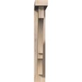 thumbnail image 2 of Ekena Millwork 3 1/2"W x 20"D x 24"H Balboa Block Smooth Bracket w/ Offset Brace, Douglas Fir, 2 of 25