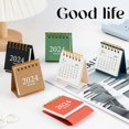 thumbnail image 2 of Good Life-Mini Calendario de bobina sólida, libro planificador mensual diario para hacer lista de tareas, suministros para el hogar y la Oficina, 2024, 2 of 4