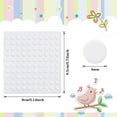 thumbnail image 2 of 1500 Pieces Double Sided Adhesive Dot Clear Sticky Tack Removable Stickers Acrylic Round Putty No Traces Sticky Putty Waterproof Sticky Dot for Craft DIY Art Office Supplies (6mm, 1500), 2 of 5