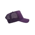thumbnail image 4 of Top Headwear 12 Pack Dozen Men's Plain Trucker Mesh Cap Blank Hats Purple, 4 of 4