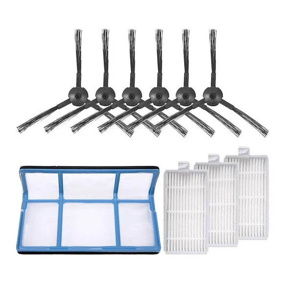 Reemplazo 1x filtro primario+3x filtros+6x cepillos laterales