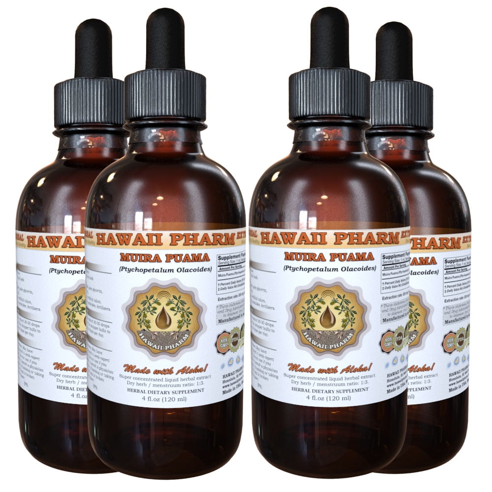 Muira Puama (Ptychopetalum Olacoides) Tincture, Organic Liquid Extract