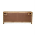 thumbnail image 6 of Treasure Trove Augustine Brown & Jute Four Door Wood Credenza, 6 of 8