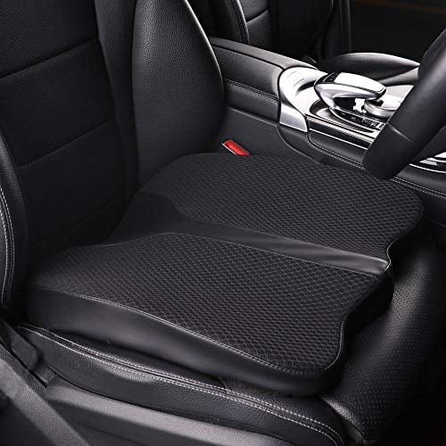 LARROUS Car Memory Foam Heightening 
