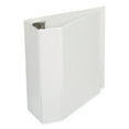 thumbnail image 3 of (2 pack) UNIVERSAL Slant-Ring Economy View Binder 4" Capacity White 20994, 3 of 7