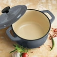 thumbnail image 2 of Tramontina 3.5 Qt Enameled Cast Iron Covered Dutch Oven - Red, 2 of 3