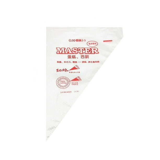 100 Uds manga pastelera desechable glaseado Fondant pastel crema decoración punta herramienta Wmkox8yii hjk5156