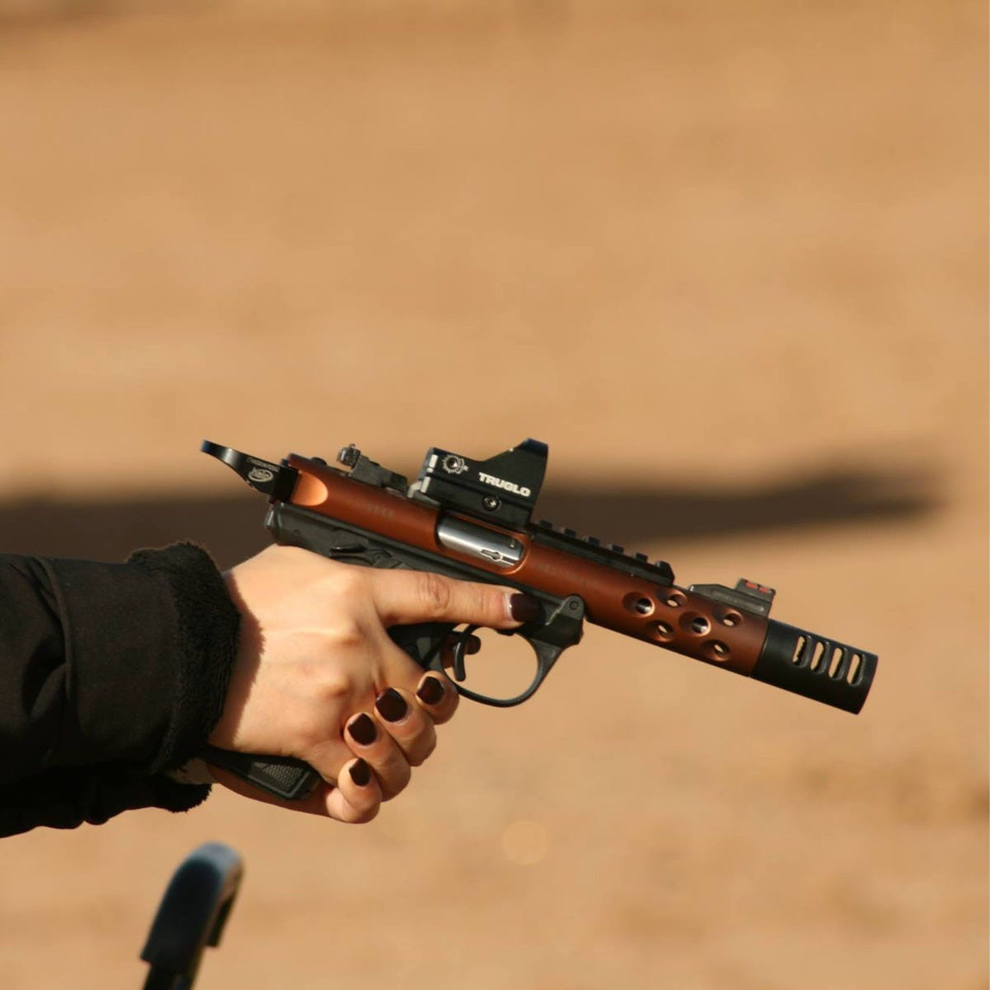 TRUGLO RIMFIRE RIFLE GREEN FIBER OPTIC FRONT MARLIN RIFLE