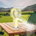 thumbnail image 3 of Yoofe Mini Portable Handheld Fan, Lightweight USB Rechargeable Battery Personal Fan, 3 Speed Wind, Low Noise for Makeup Travel Office Outdoor Women Men-Yellow, 3 of 5