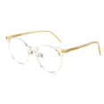 thumbnail image 4 of Gafas de ordenador Zulema Anteojos Anti Luz Azul bloque de gafas redondas blanco, 4 of 6