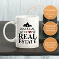 thumbnail image 3 of Just a gal who loves Real Estate 11oz Plastic Coffee Mug, 3 of 3