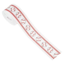 PAMINGONO 1Set Cloth Ribbon for Headdress Decor Girls Baseball Themed 5 Yards Roll