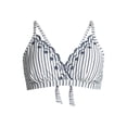 thumbnail image 4 of Time and Tru Women's Free Spirit Printed Triangle Swimsuit Bikini Top, 4 of 5