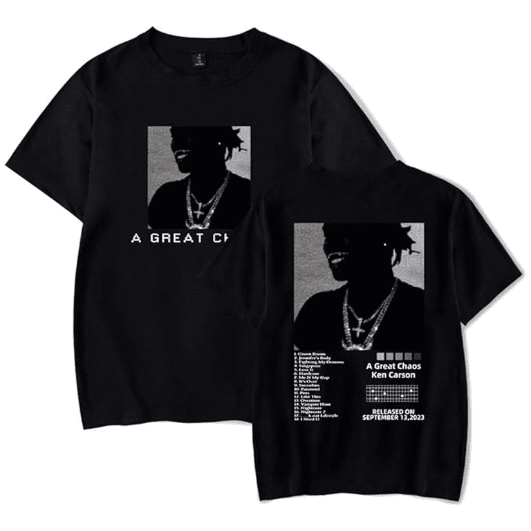 Ken Carson TShirt A Great Chaos Album Merch Unisex Trend Casual 