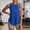 Blue, variant on Womens Quick Dry Workout Tank Tops- Loose Fit Crew Neck Racer Back Breathable Gym Yoga Athletic Sleeveless Shirts Army Green Size M