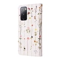 thumbnail image 2 of Wallet Case for Samsung S20 FE with RFID Blocking Credit Card Slots Holder, Cute Patterned Gold Brushing Magnetic Flip Kickstand Wrist Strap Cover for Samsung Galaxy S20 FE, Dry Flower World, 2 of 8