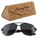 thumbnail image 1 of Gafas para Sol Fierce Polarized Fierce Polarized Smoke Polarizado+UV400 Metal Polipropileno Madera de Ébano, 1 of 1