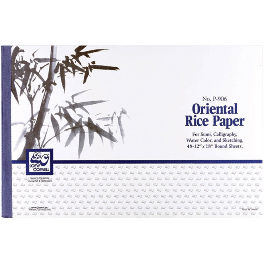 Rice Paper Pad, 12" x 18", 48 Sheets