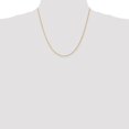 thumbnail image 4 of Auriga Fine Jewelry 14K Yellow Gold 1.2mm Parisian Wheat Chain Necklace 20inch for Women, 4 of 6