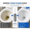 thumbnail image 5 of QuanTara Extra Long Handle Pumice Stone Toilet Cleaner, Heavy-Duty Limescale Remover, Non-Scratch Scouring Stick for Hard Water Rings, Calcium & Rust Stains, Safe for Porcelain, Tiles & BBQ Grills, 5 of 7