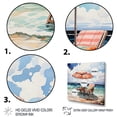 thumbnail image 3 of Designart "Dreamy Beach Chairs III" Nautical & Beach Floater Framed Wall Art Print, 3 of 7